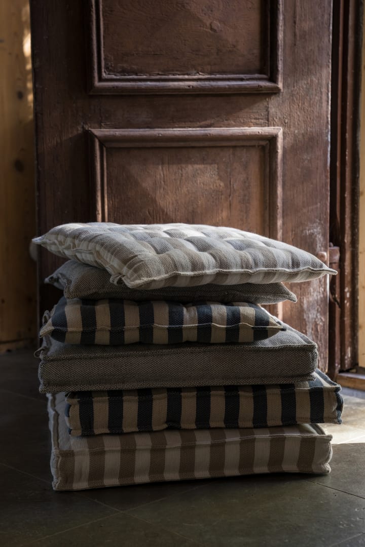 Cojín para asiento Ernst 45x45 cm, Blanco-azul ERNST