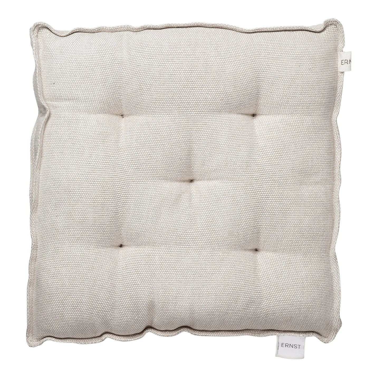Cojín para asiento Ernst 45x45 cm, blanco natural ERNST
