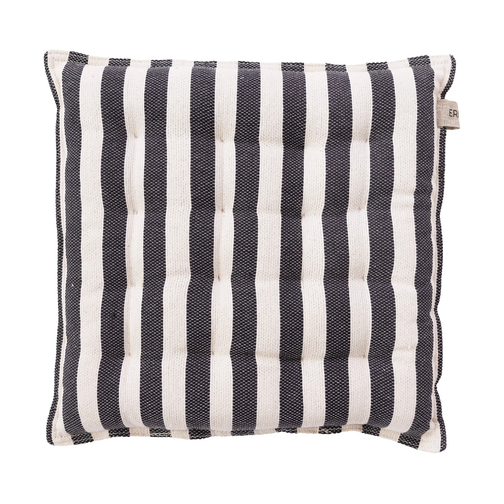 Cojín para silla Ernst 40x40 cm, Blanco natural-gris oscuro ERNST