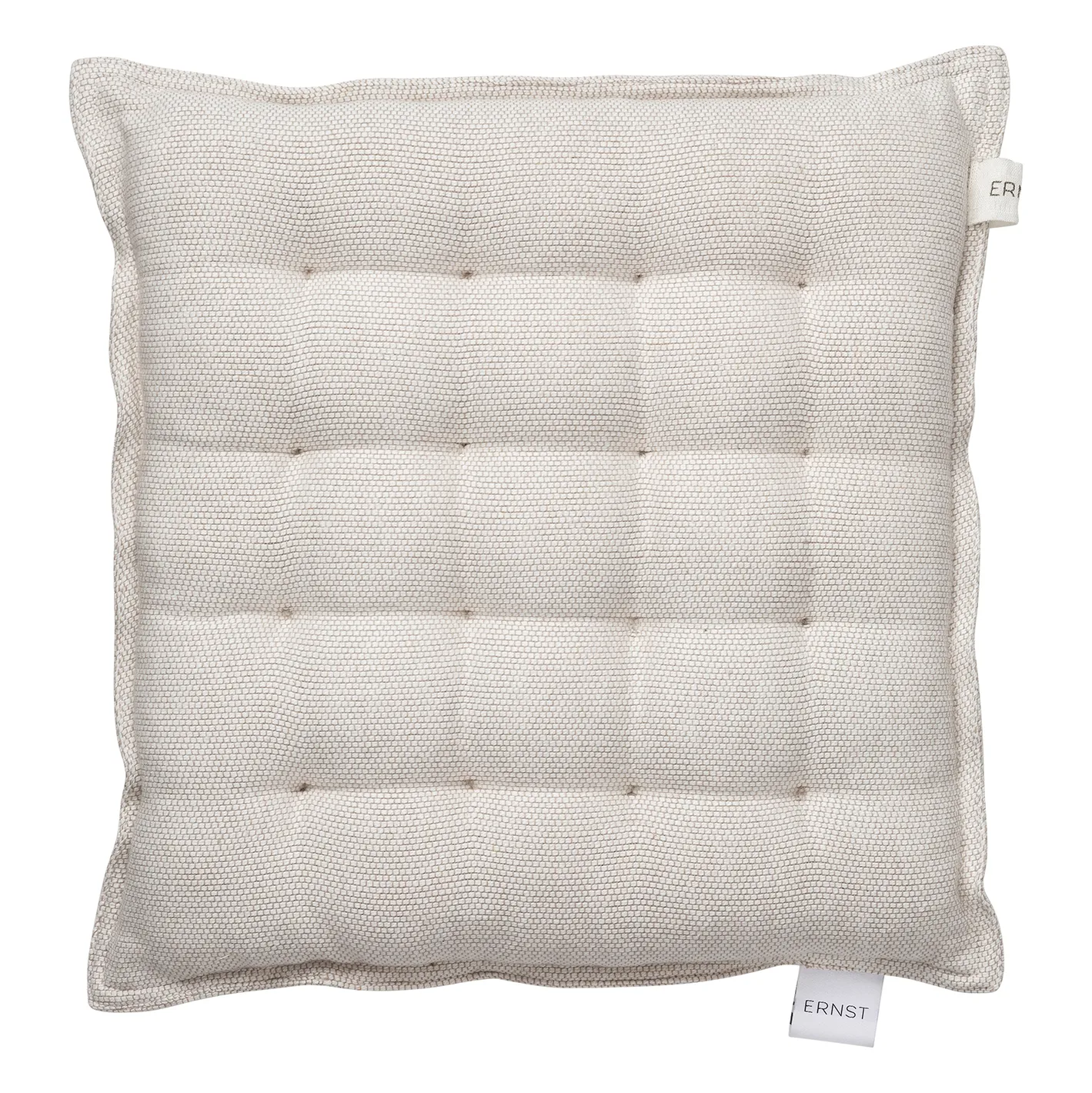 Cojín para silla Ernst 40x40 cm, blanco natural ERNST