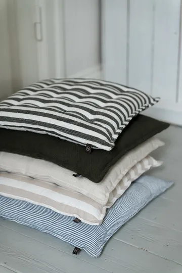 Cojín para silla Ernst 40x40 cm - Salvia, blanco - ERNST