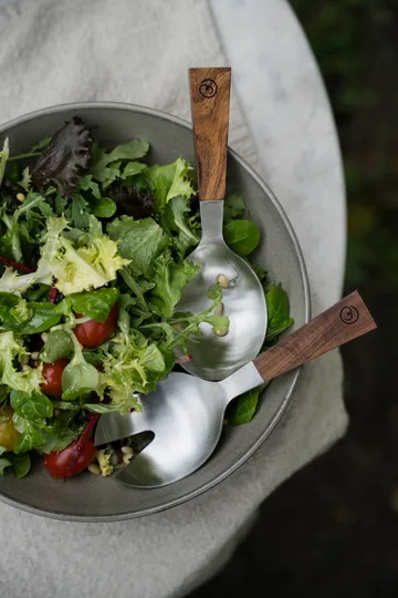 Cubiertos de ensalada Ernst, 2 piezas - Acacia, 18 cm - ERNST