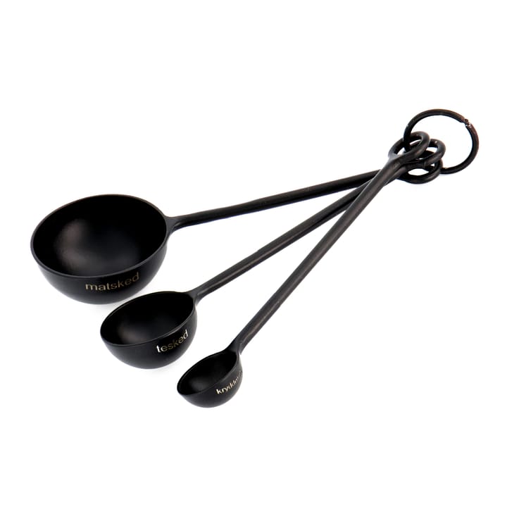 Cucharas medidoras Ernst metal - negro - ERNST