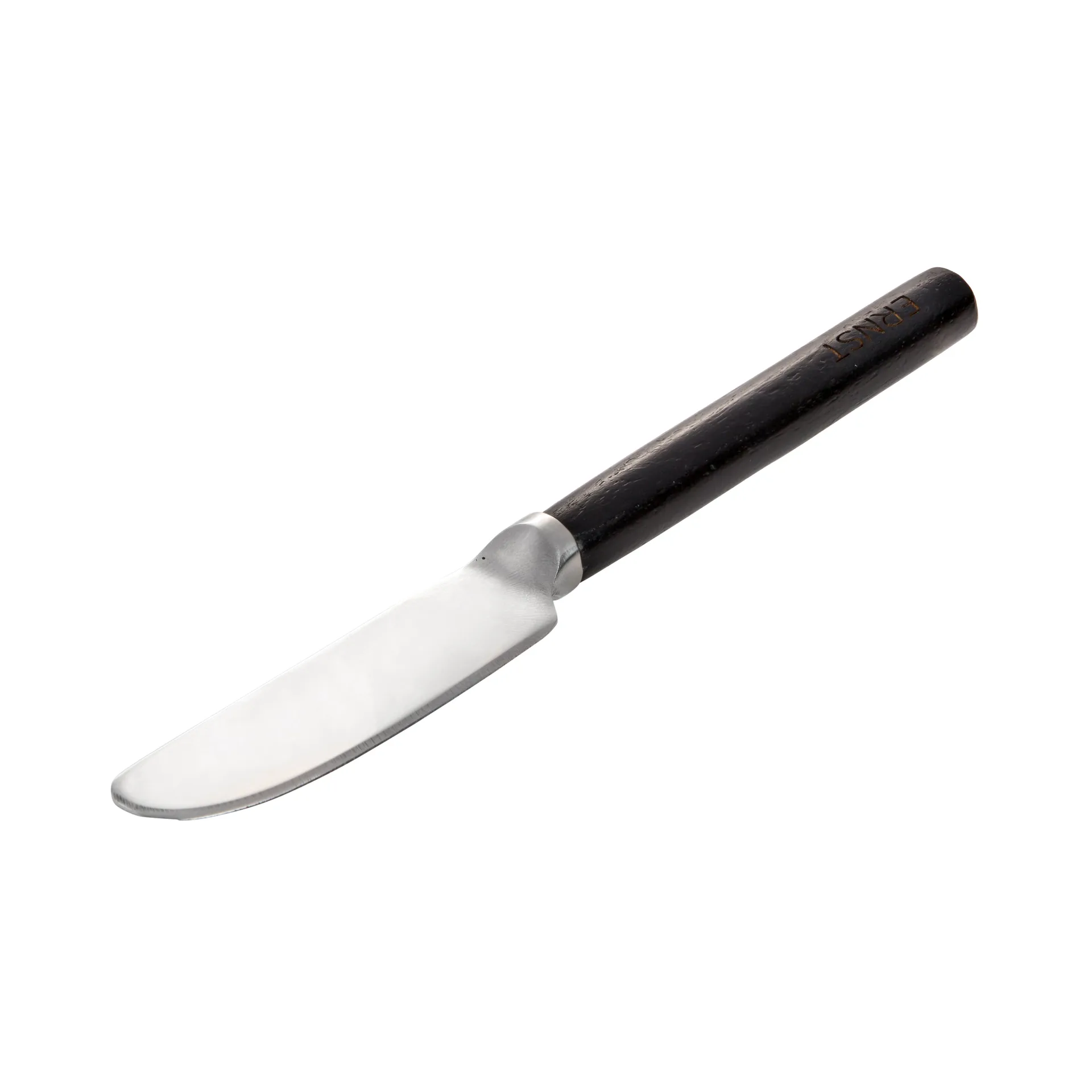 Cuchillo de mantequilla Ernst con mango de madera, negro ERNST
