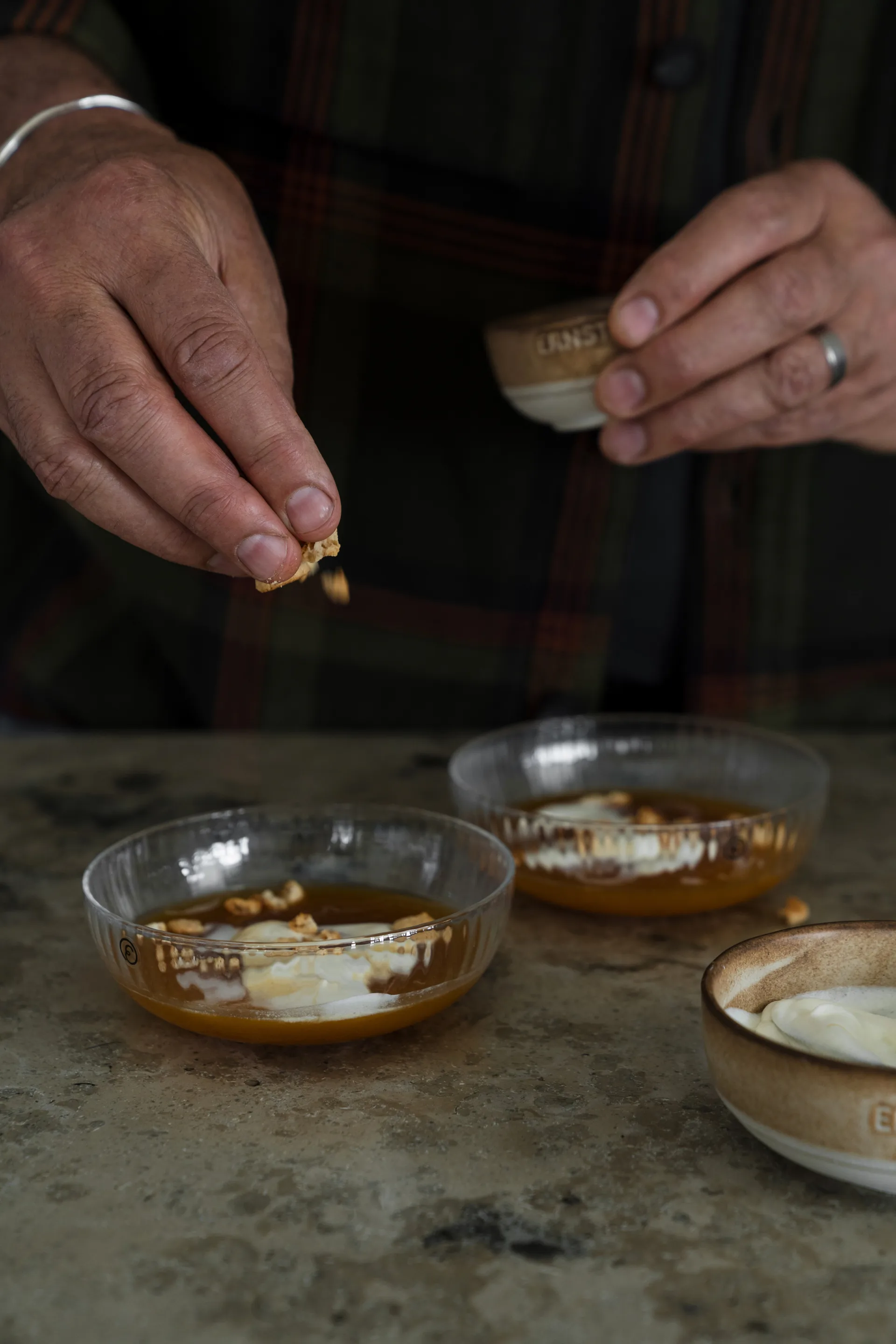 Cuenco de vidrio Ernst acanalado Ø13 cm, Transparente ERNST