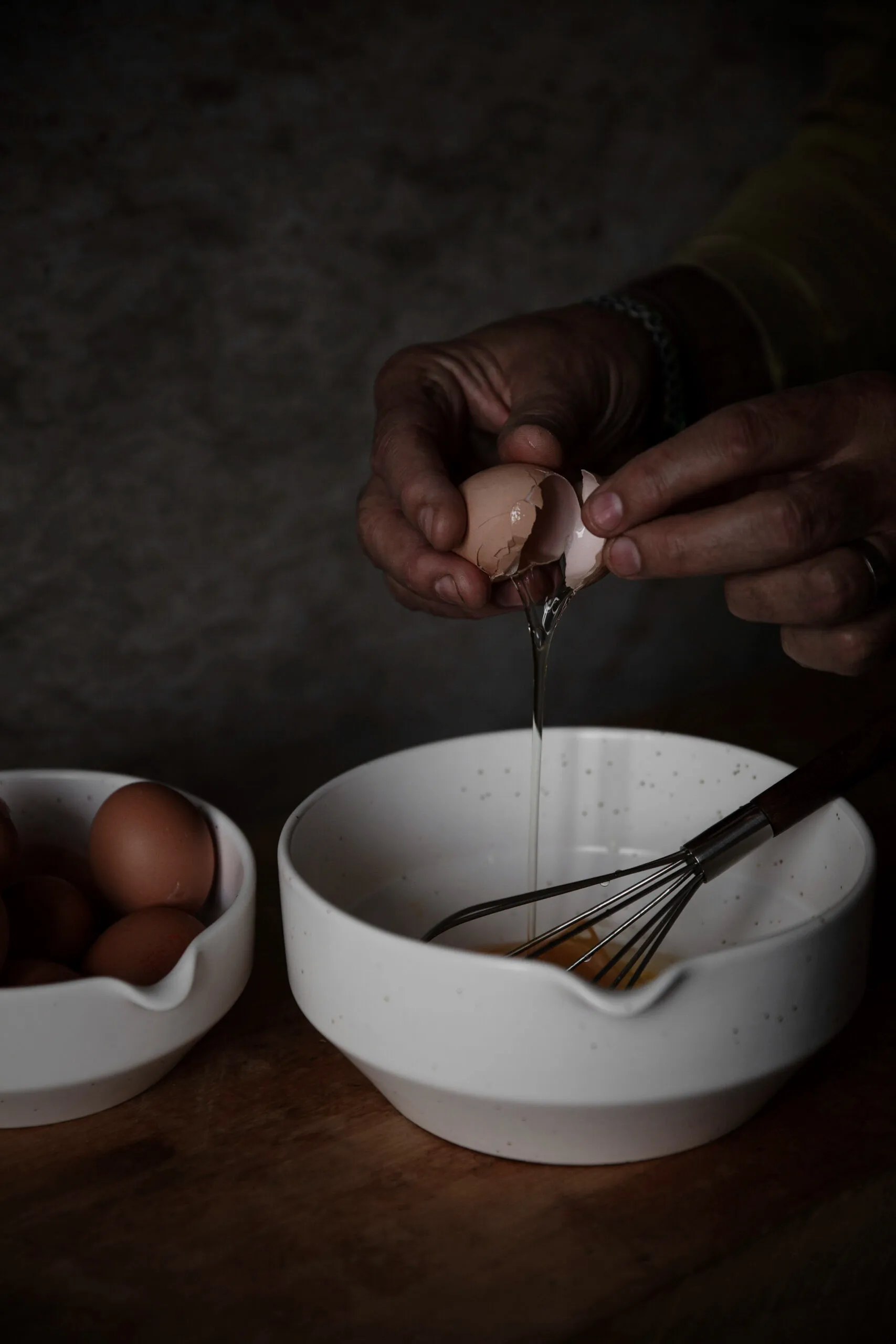 Cuenco Ernst blanco natural, H11 cm Ø23 cm ERNST