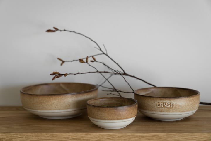 Cuenco Ernst , Fondo marrón-natural, Ø11 cm ERNST