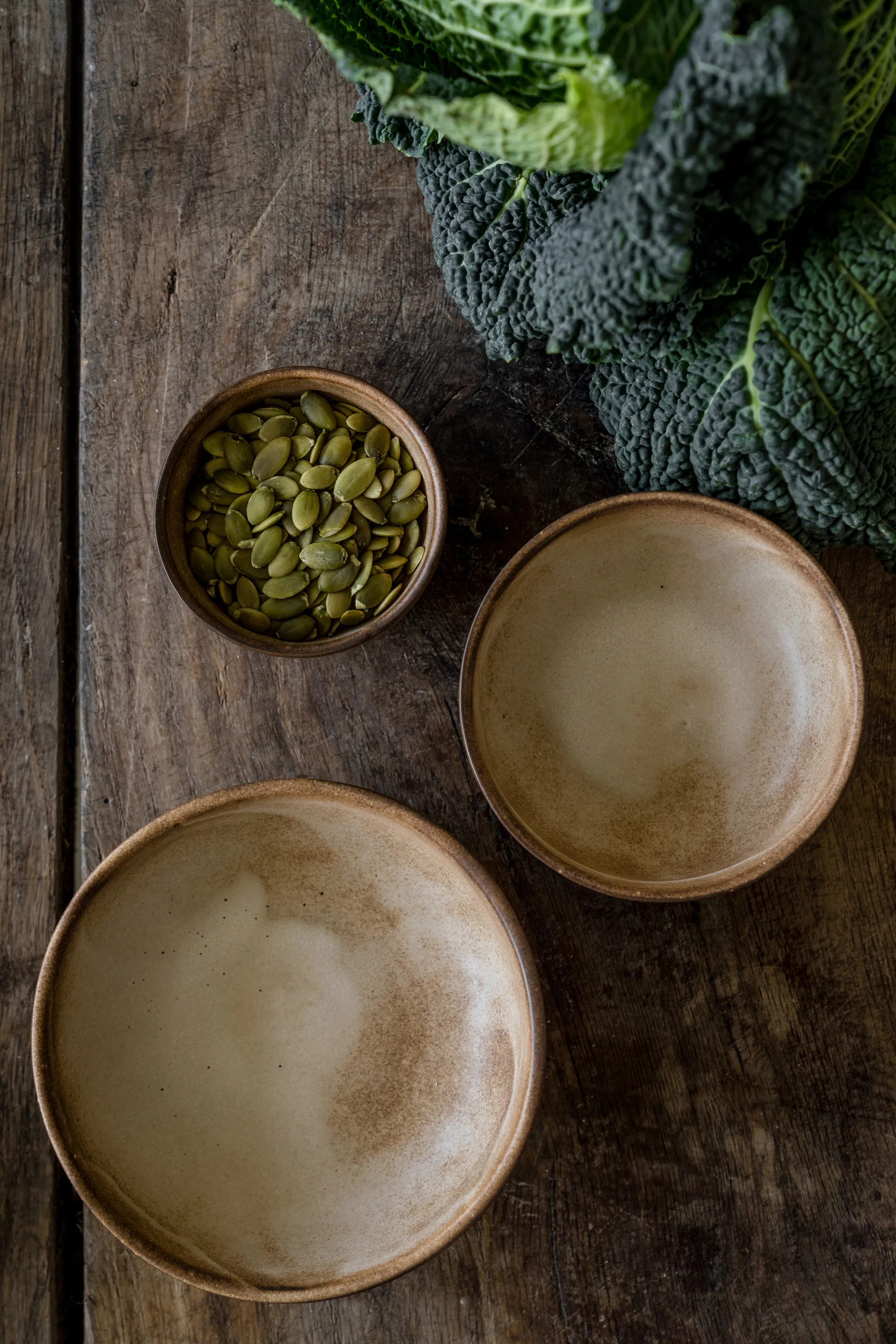 Cuenco Ernst, Fondo marrón-natural, Ø8 cm ERNST