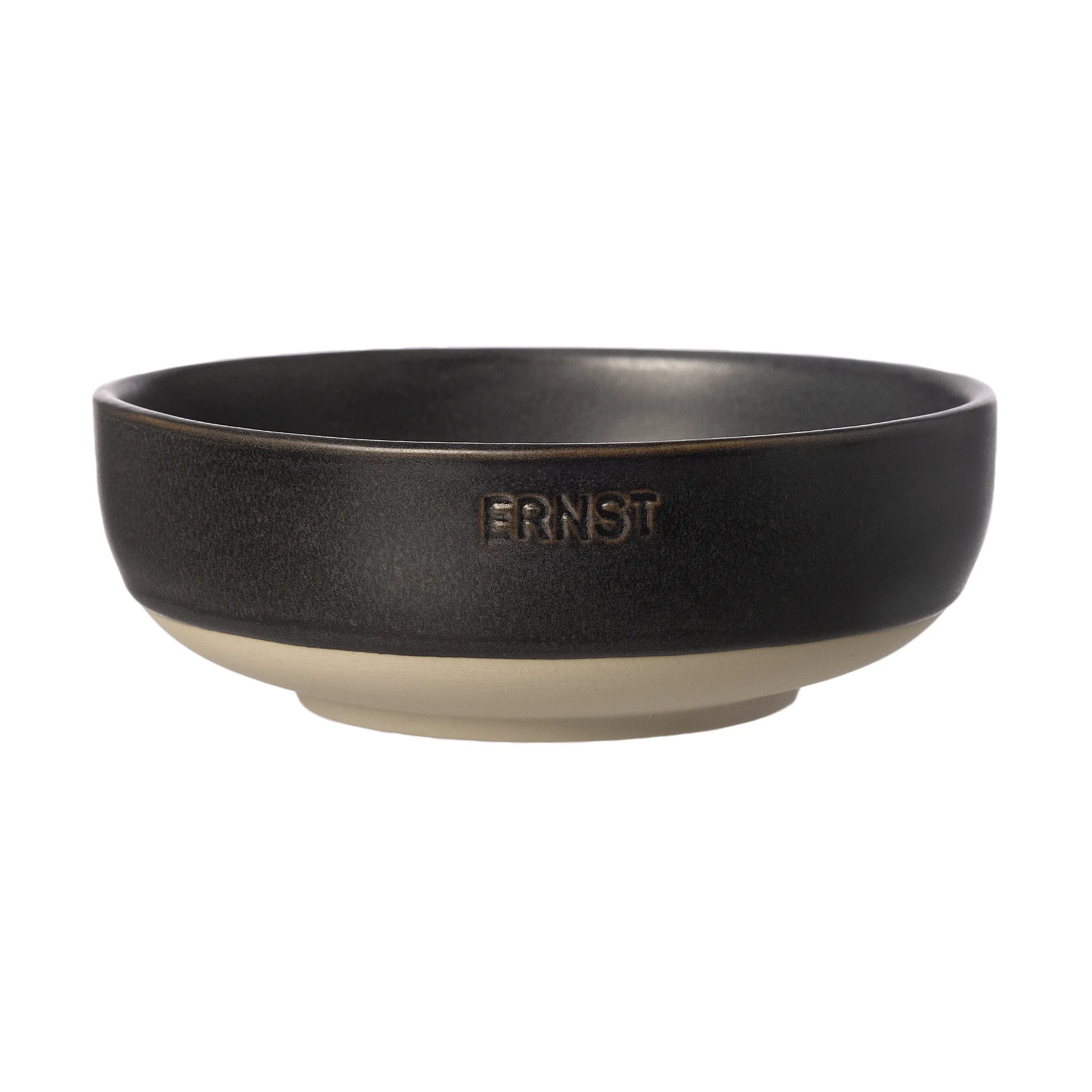 Cuenco Ernst, Mattsvart-natur base, Ø14 cm ERNST