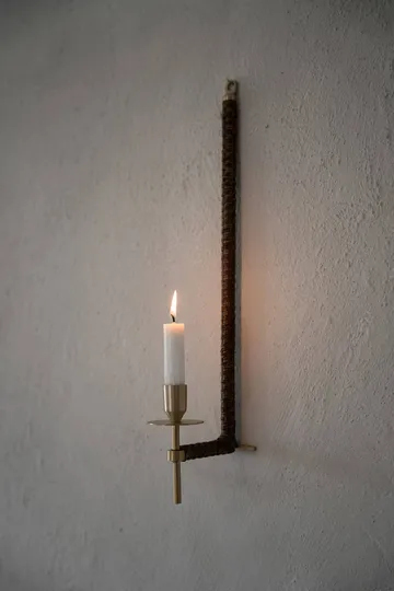 Ernst apliqué de pared trenzado - Latón, 47 cm - ERNST