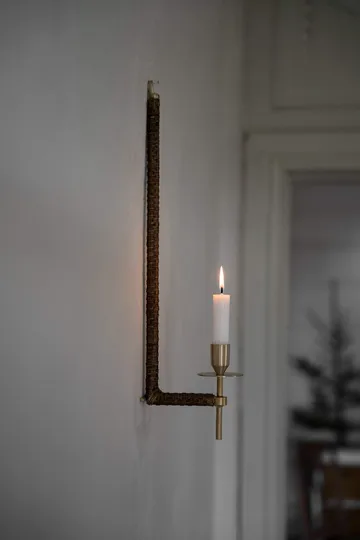 Ernst apliqué de pared trenzado - Latón, 47 cm - ERNST
