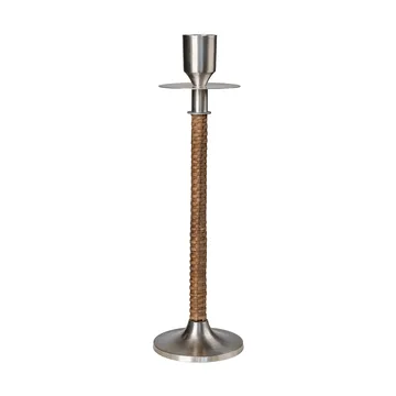 Ernst candelabro trenzado - Acero cepillado, Ø8x25 cm - ERNST