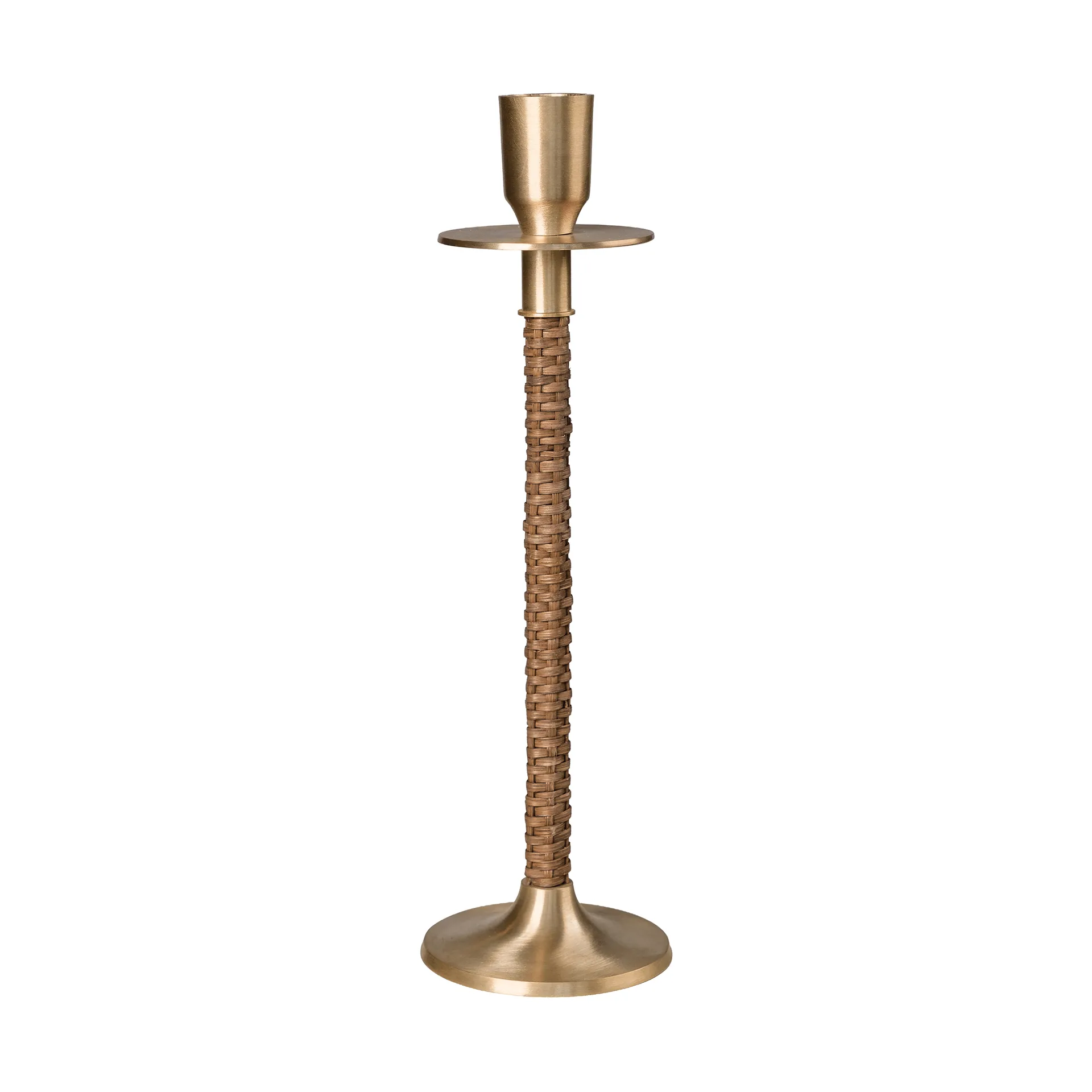 Ernst candelabro trenzado, Latón, Ø8x25 cm ERNST