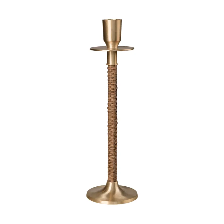 Ernst candelabro trenzado - Latón, Ø8x25 cm - ERNST