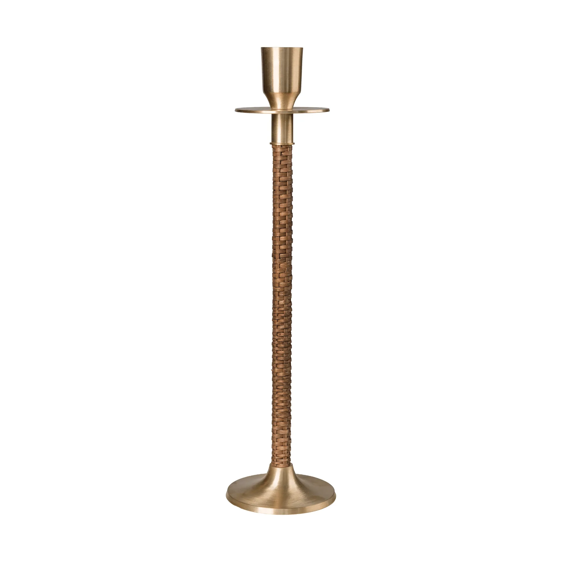 Ernst candelabro trenzado, Latón, Ø8x30 cm ERNST