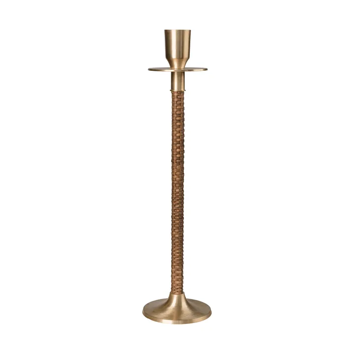 Ernst candelabro trenzado - Latón, Ø8x30 cm - ERNST