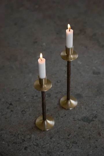 Ernst candelabro trenzado - Latón, Ø8x30 cm - ERNST