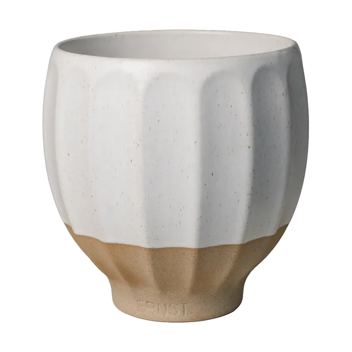 Ernst maceta - Blanco-natural, Ø18x18 cm - ERNST