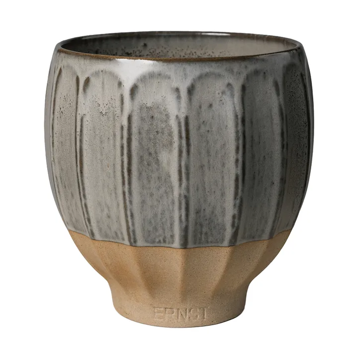 Ernst maceta - Gris-natural, Ø18x18 cm - ERNST