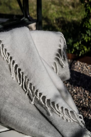 Ernst manta con flecos 130x170 cm - Gris - ERNST