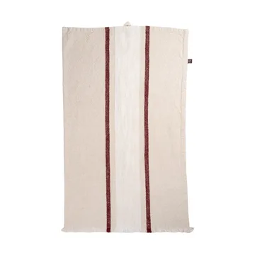 Ernst paño de cocina - Natural-blanco-rojo, 47x70 cm - ERNST