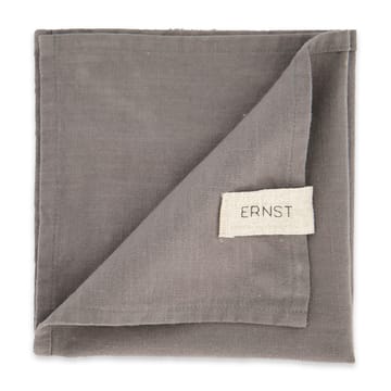Ernst Servilleta de tela algodón 2 - gris - ERNST