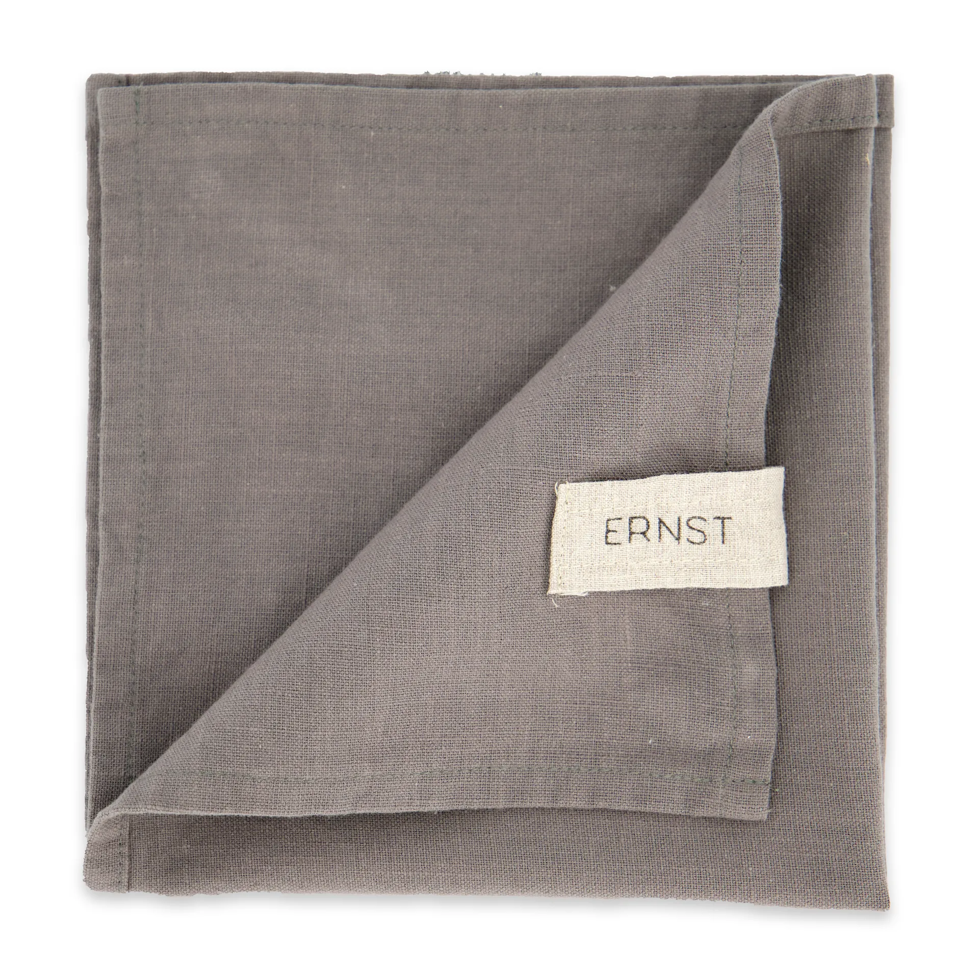 Ernst Servilleta de tela algodón 2, gris ERNST