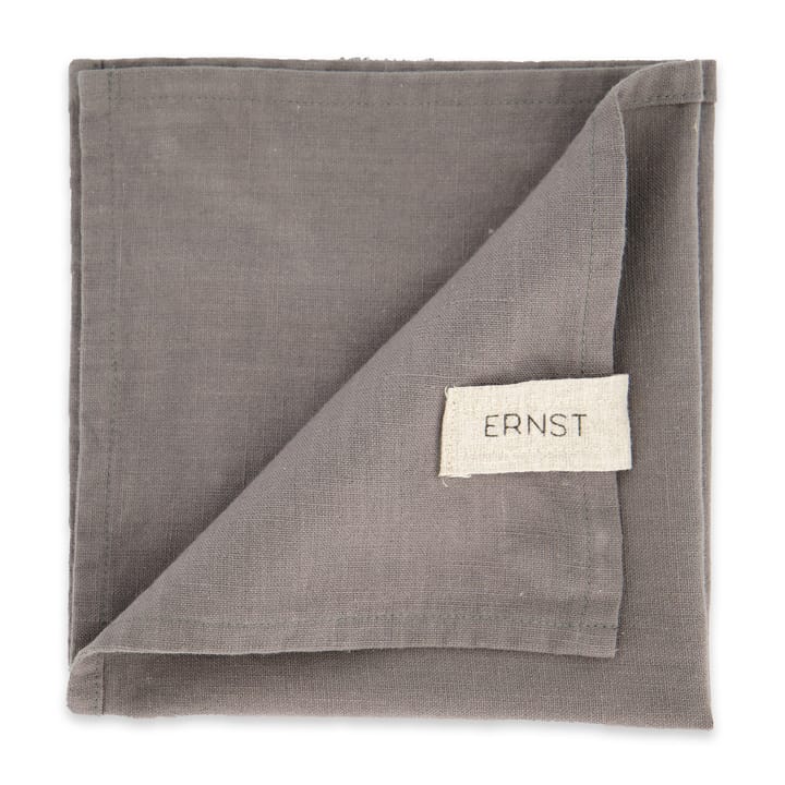 Ernst Servilleta de tela algodón 2, gris ERNST