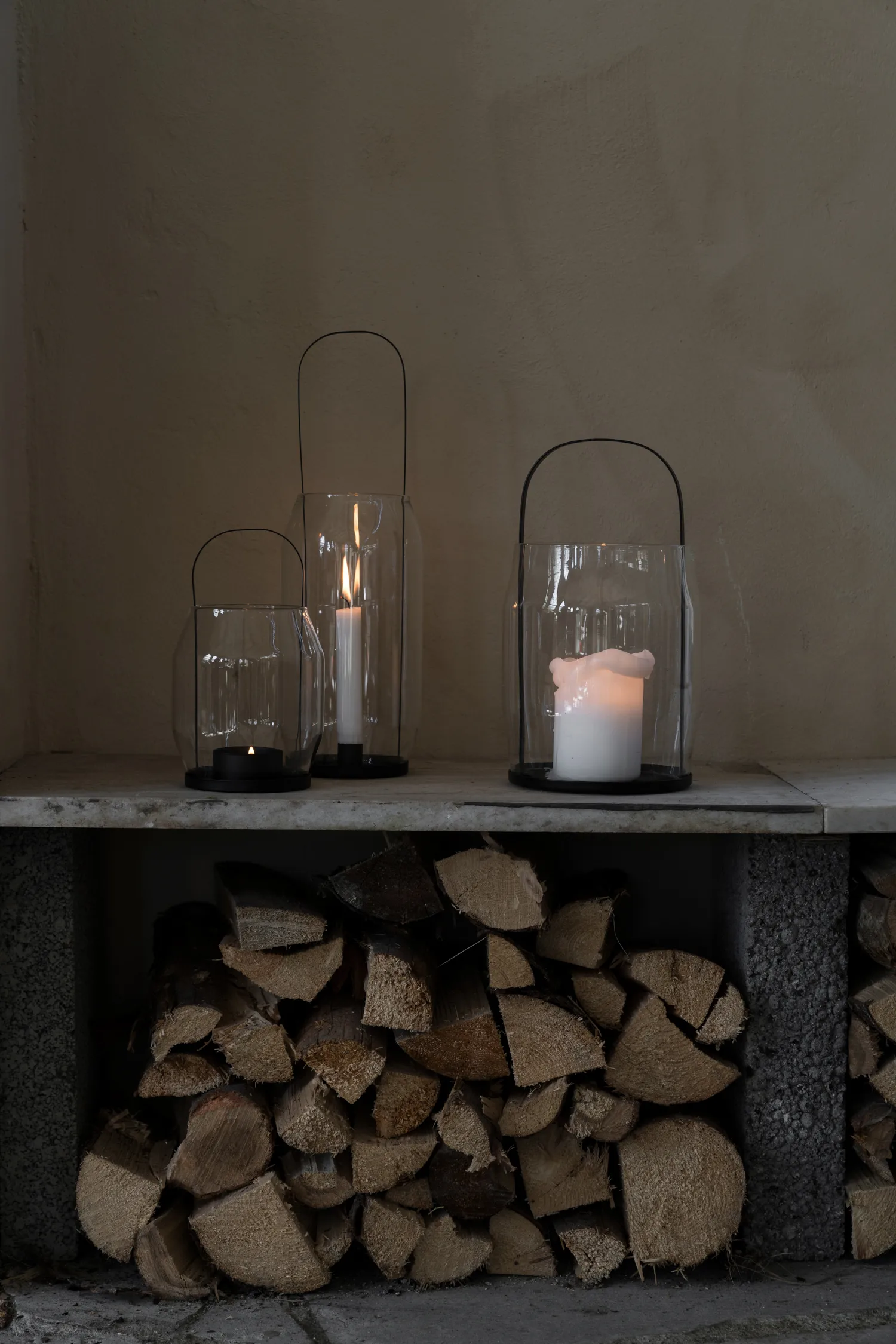 Farolillo Ernst Ø16x30 cm, Negro ERNST