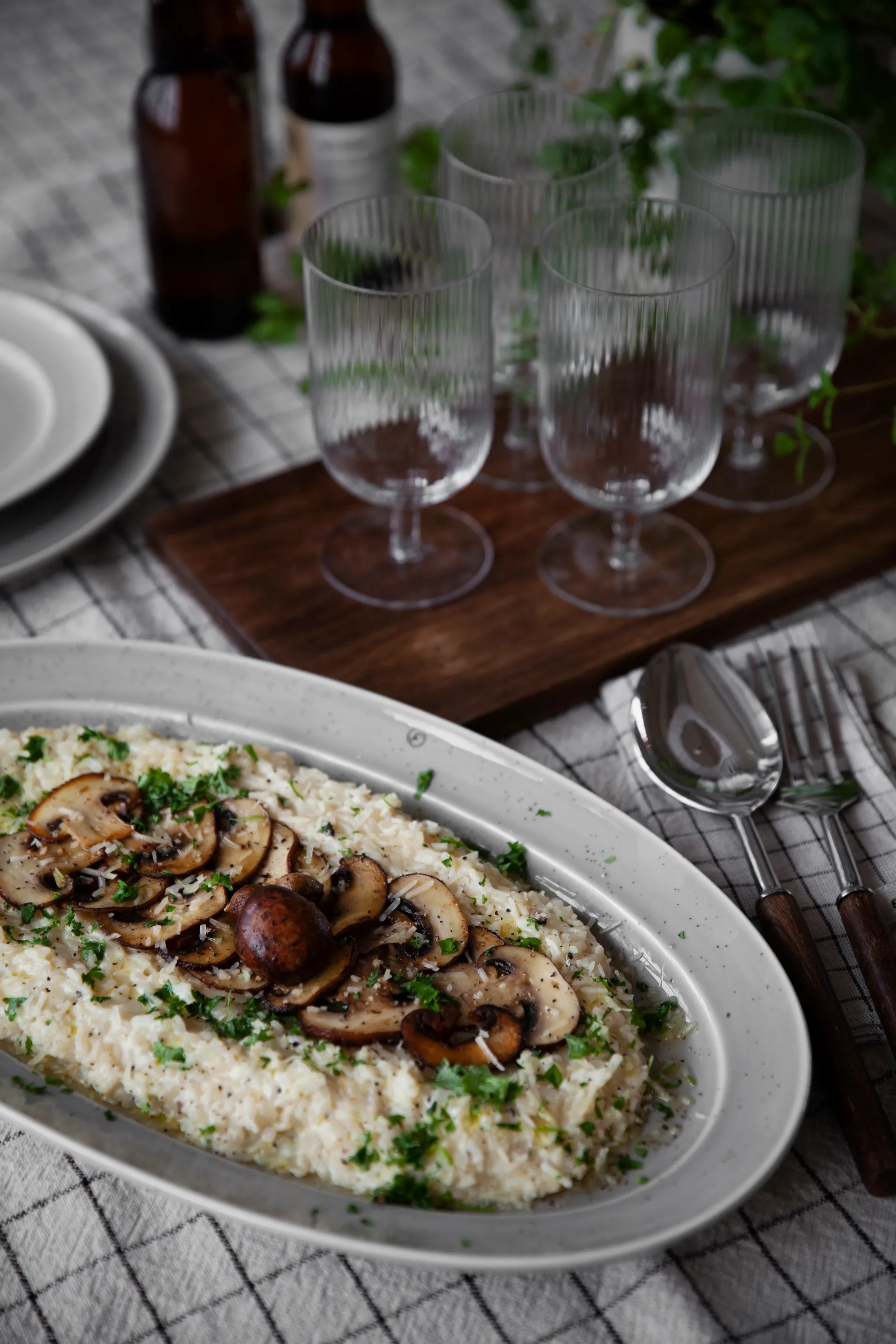 Fuente de servir ovalada Ernst 18x30 cm, Vainilla ERNST