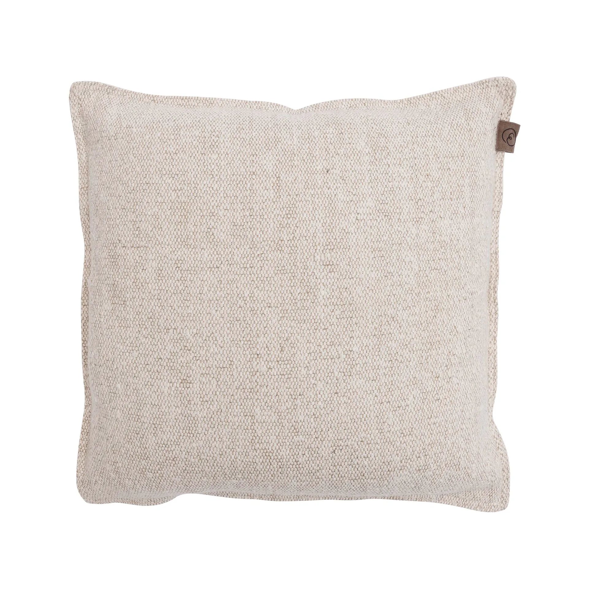 Funda de cojín de lino y algodón Ernst 50x50 cm, Hueso ERNST