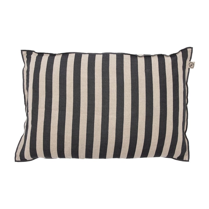 Funda de cojín Ernst a rayas 40x60 cm, gris-beige ERNST