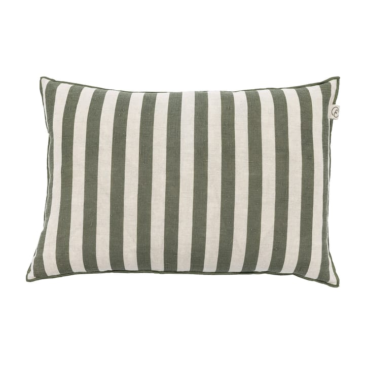 Funda de cojín Ernst a rayas 40x60 cm - Verde-beige - ERNST