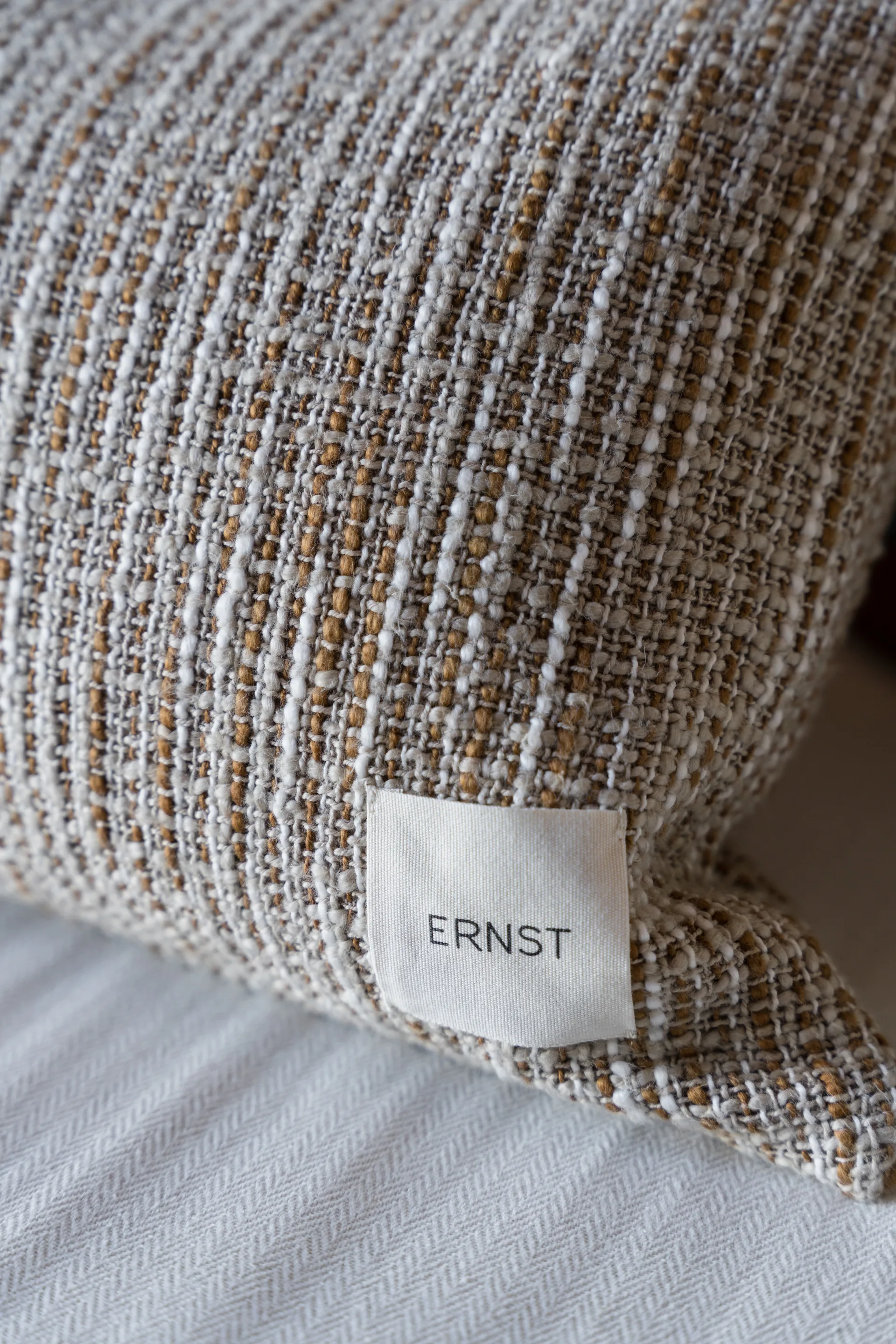 Funda de cojín Ernst, Beige caramelo, 30x70 cm ERNST