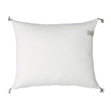 Funda de cojín Ernst con flecos 50 x 60 cm - blanco - ERNST