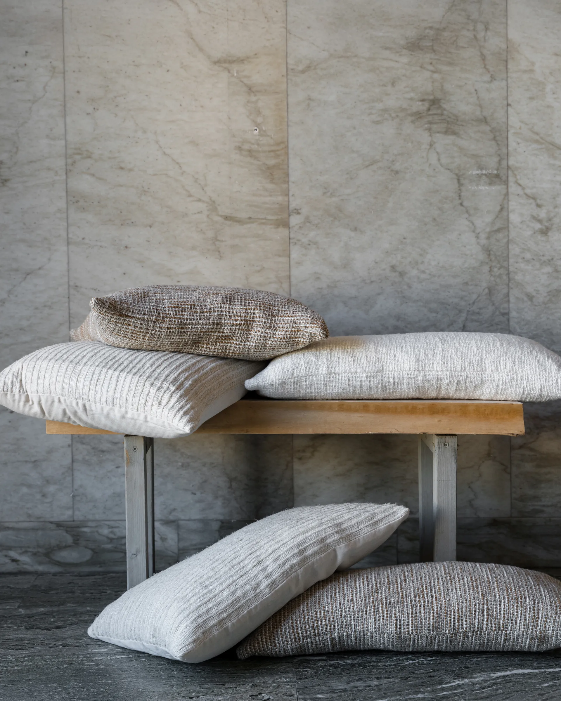 Funda de cojín Ernst con textura, Natural, 50x50 cm ERNST