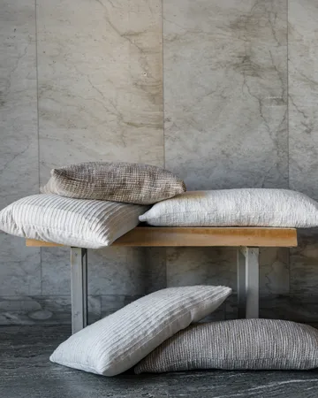 Funda de cojín Ernst con textura - Natural, 50x50 cm - ERNST