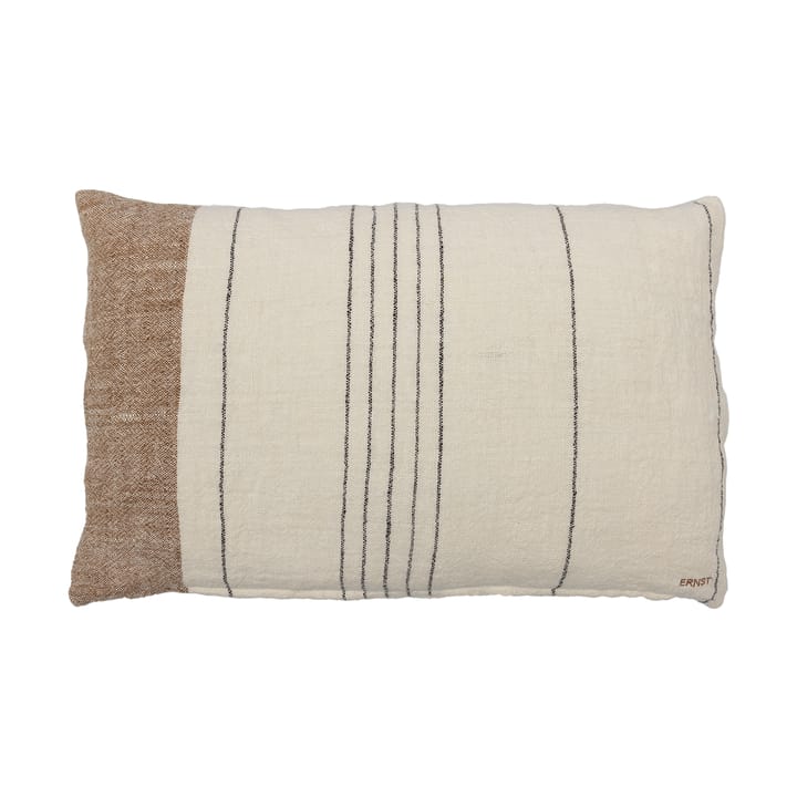 Funda de cojín Ernst lino medio 40x60 cm - Multi-blanco - ERNST