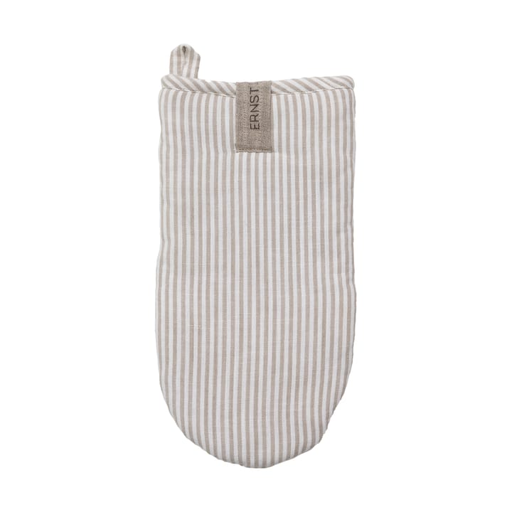 Guante de horno Ernst a rayas - Beige-blanco a rayas - ERNST