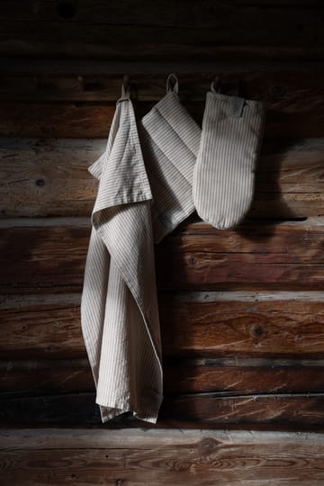 Guante de horno Ernst a rayas - caramelo-beige - ERNST