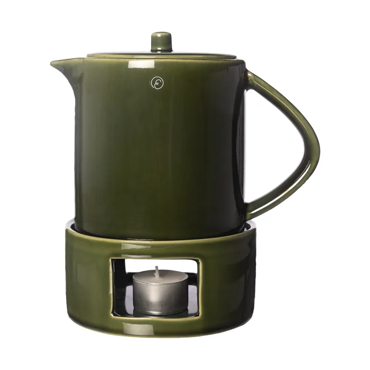 Jarra de vino caliente Ernst con calentador - Verde - ERNST