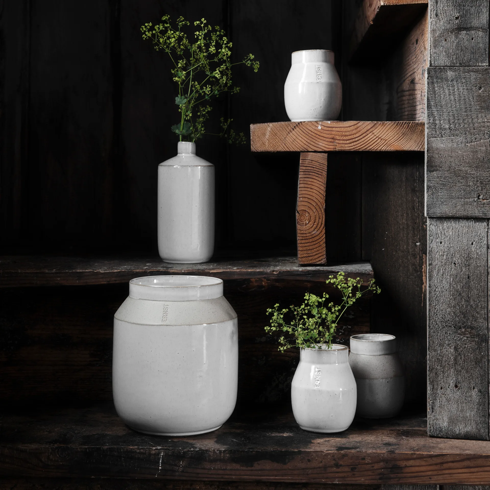 Jarrón con borde Ernst, 10 cm ERNST