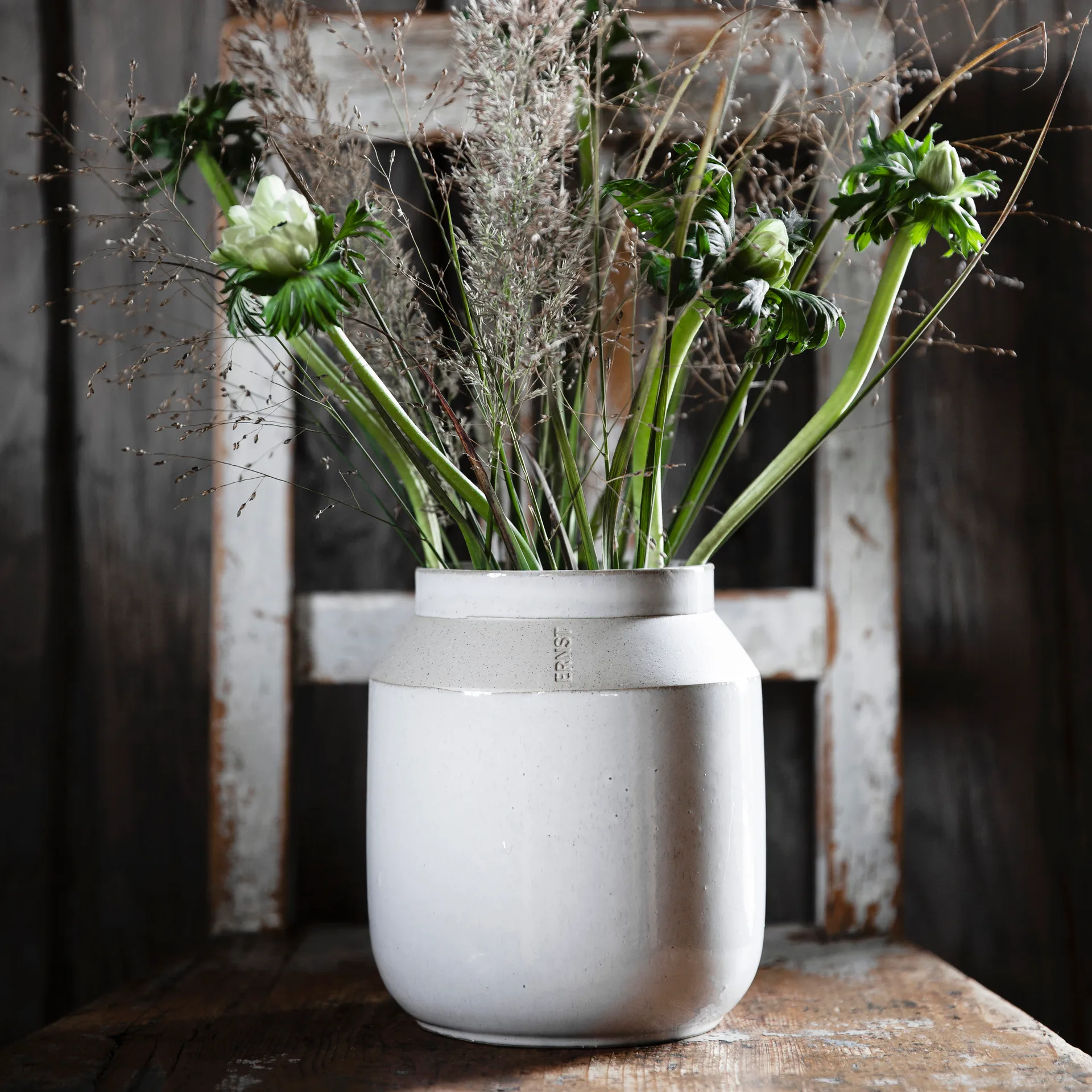 Jarrón con borde mate Ernst, 18 cm ERNST