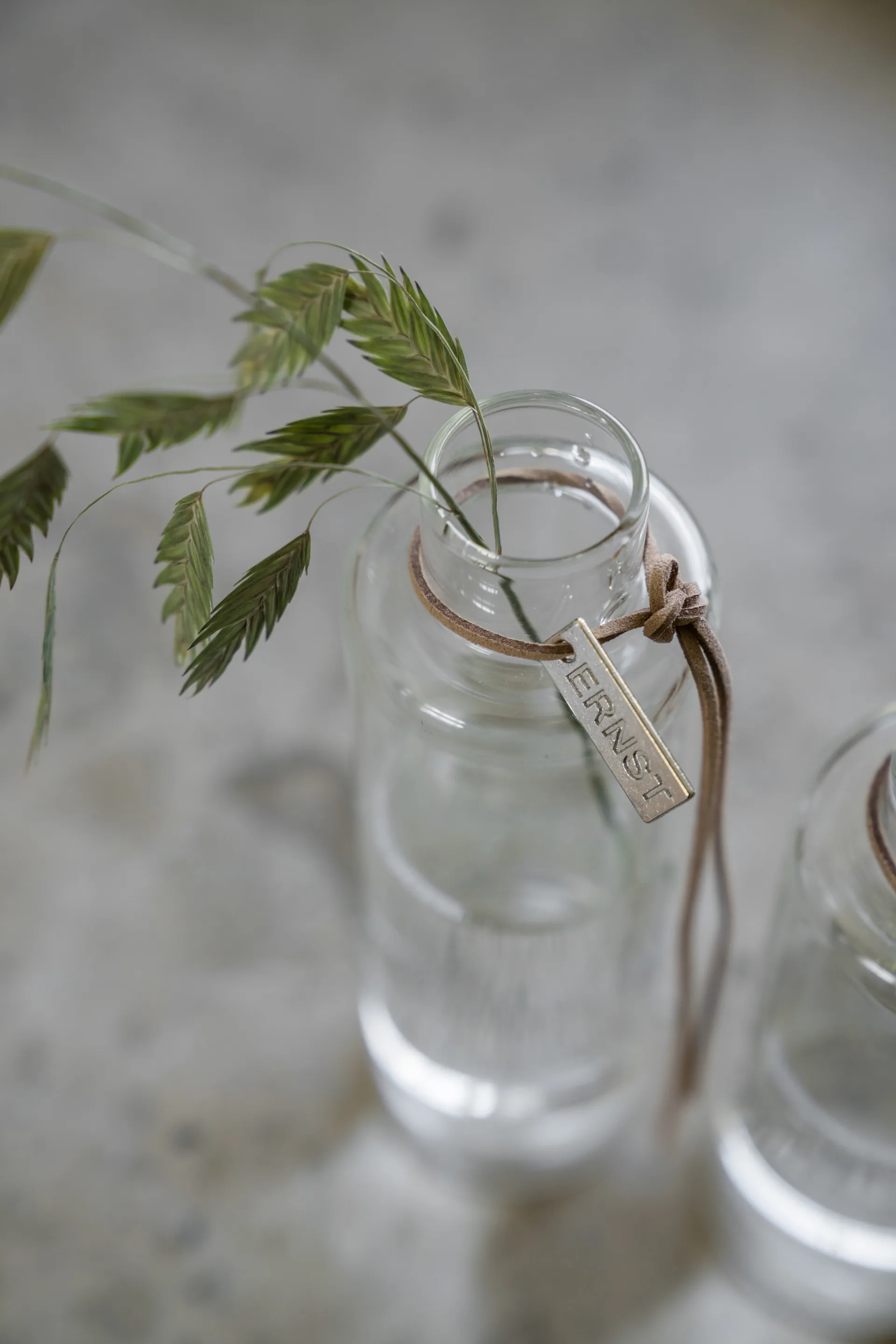 Jarrón de cristal Ernst Ø5 cm, A 18 cm ERNST