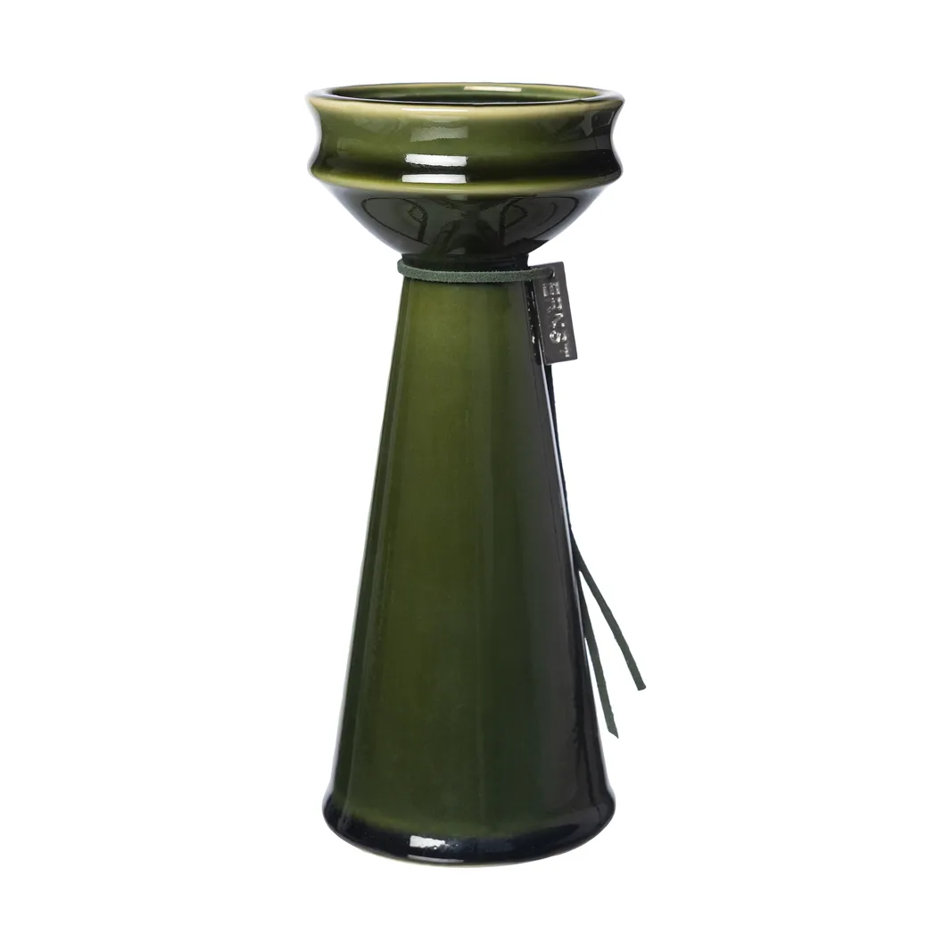 Jarrón de jacintos Ernst 20 cm, Verde oscuro ERNST