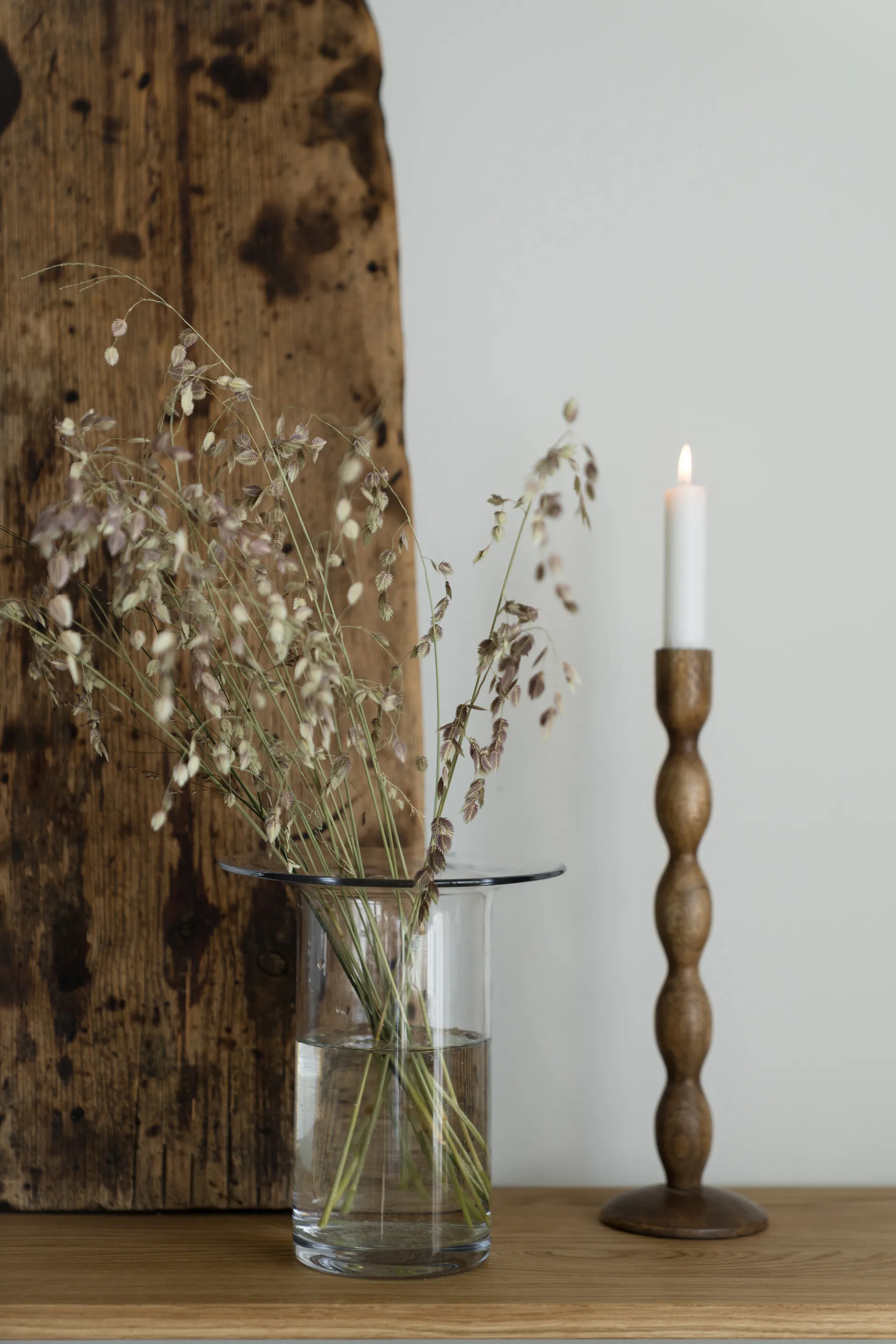 Jarrón de vidrio Ernst Ø17 cm, H 20 cm ERNST