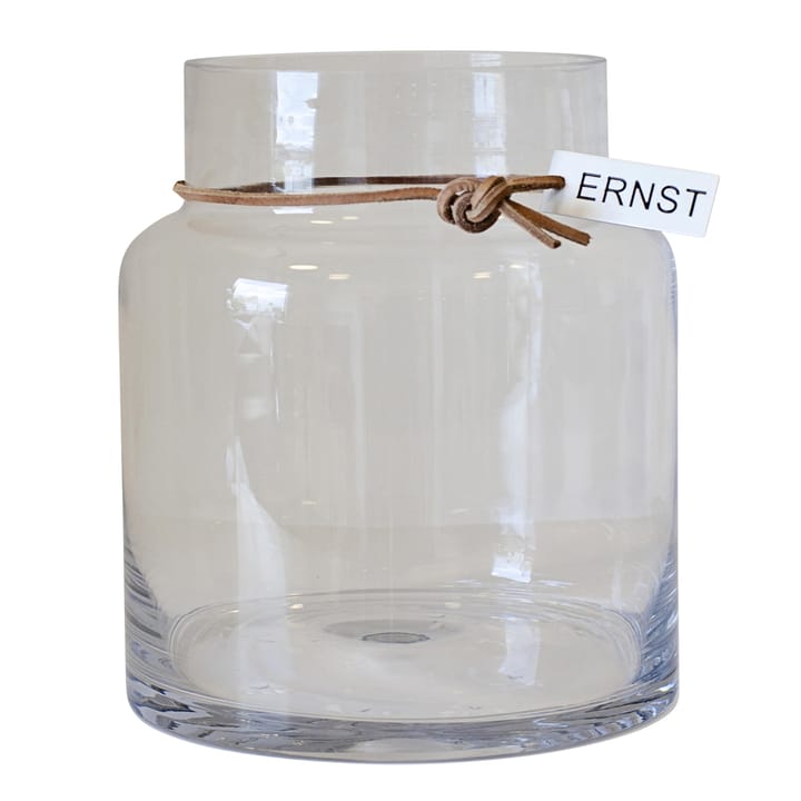 Jarrón de vidrio Ernst H18 cm Ø12,5 cm - transparente - ERNST
