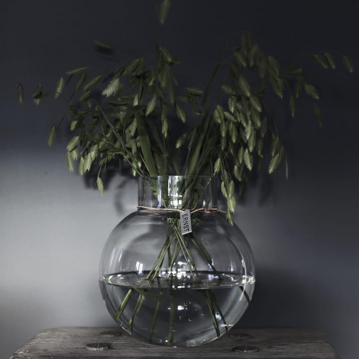 Jarrón de vidrio Ernst H22 cm Ø21 cm, transparente ERNST