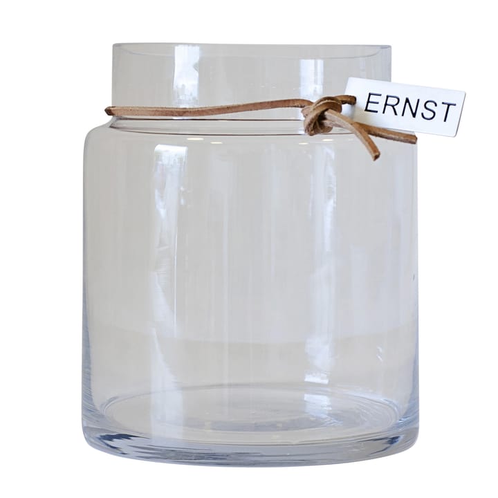 Jarrón de vidrio Ernst H22,5 cm Ø12,5 cm - transparente - ERNST