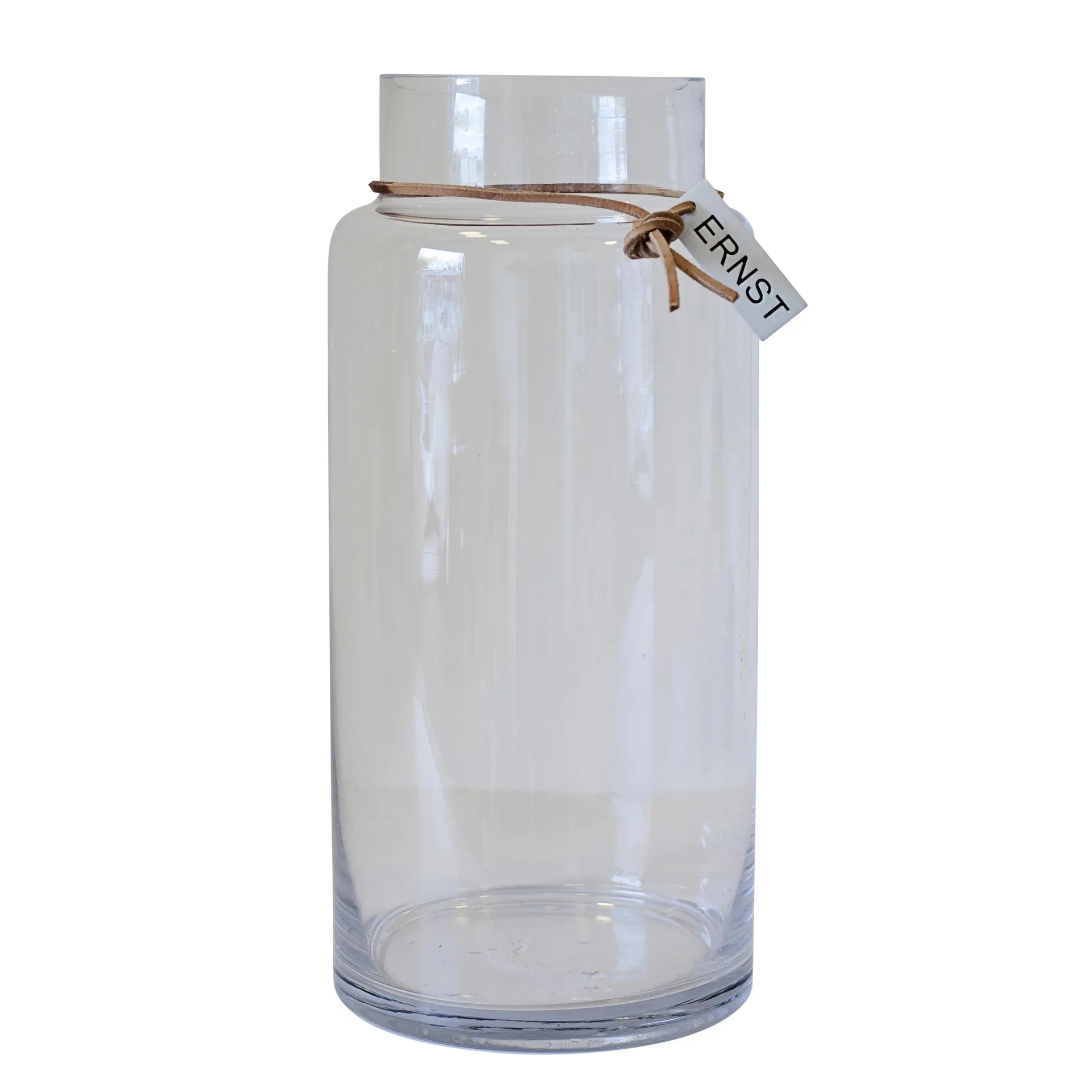 Jarrón de vidrio Ernst H33 cm Ø11,5 cm, transparente ERNST